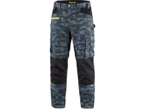 Kalhoty CXS STRETCH, pánské, maskáčové modré