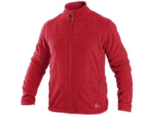 Mikina CXS GRANBY, pánská, fleece, červená