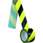 Samolepící páska, protisměrná, 60 mm, žluto-černá