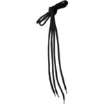 Tkaničky do obuvi kulaté, 130 cm, černé