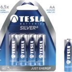 Baterie TESLA AA Silver+, tužková, 4ks