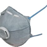 Filtrační polomaska CXS SPIRO P2, HY8626, tvarovaná s ventilkem a aktivním uhlím