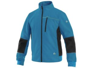 Mikina CXS TEXAS, pánská, středně modrá-černá