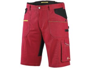 Kraťasy CXS STRETCH, pánské, červeno-černé
