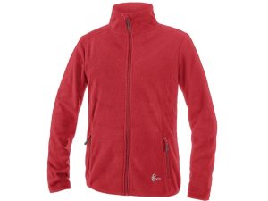 Mikina CXS GRANBY CHILD, dětská, fleece, červená