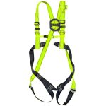 Bezpečnostní postroj P-30, černo-žlutý (Hi-vis)