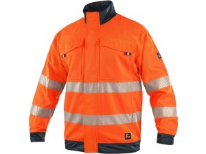Blůza CXS HALIFAX, pánská, výstražná se síťovinou, oranžovo-modrá