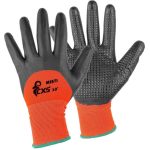 Rukavice CXS MISTI, máčené do 3/4 v nitrilu, blistr