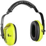 Mušlové chrániče sluchu EP106, fluor. žluté