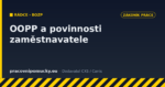 OOPP a povinnosti zaměstnavatele