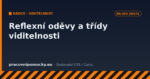 Reflexní výstražné oděvy a třídy viditelnosti EN ISO 20471