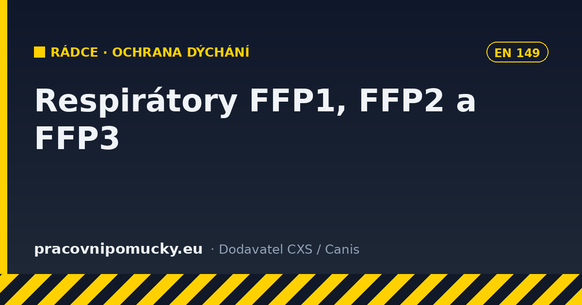 Respirátory FFP1, FFP2 a FFP3