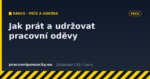 Údržba a praní pracovních oděvů